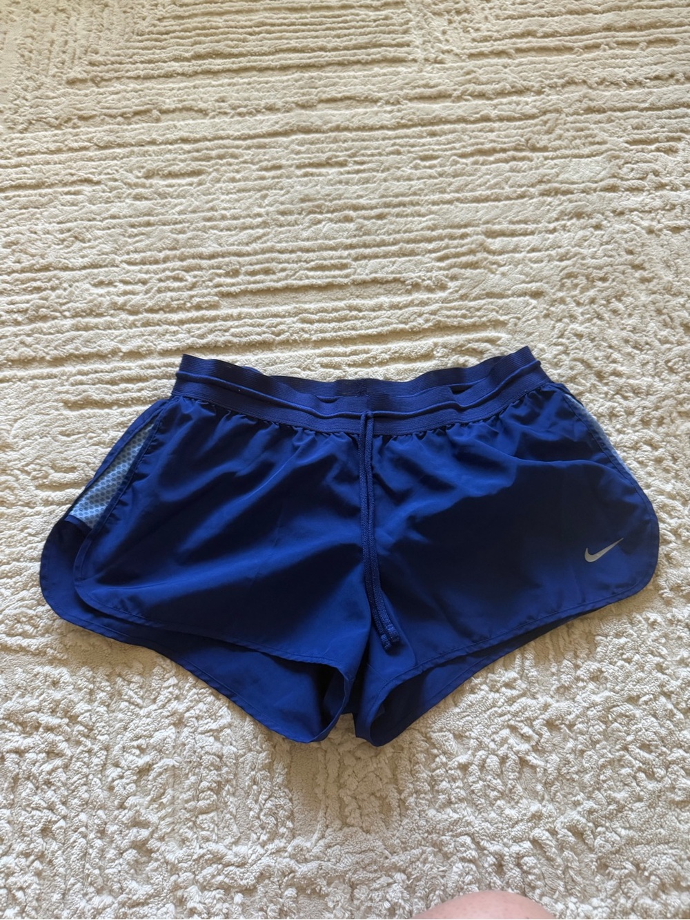 Nike Women’s Blue Athletic Running Shorts - Picture 1 of 3